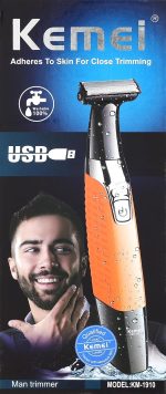 ⁦KEMEI Electric shaving machine dry shaving for men - hair shaving and trimming beard⁩ - الصورة ⁦5⁩