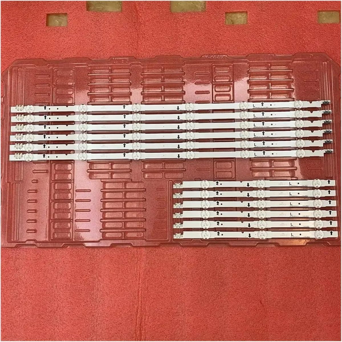 ⁦LED strip for Sam/s.ung UE48J5100 UE48J5100AU UE48J5100AW UE48J5105AK UE48J5150AS UE48J5170AS UE48J5500AK UA48J6200AW UA48J6200AR⁩ - الصورة ⁦2⁩