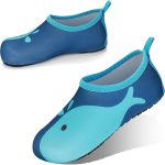 JOTO Water Shoes Beach Socks for Kids Toddler Baby Girls Boys, Barefoot Quick-Dry Non-Slip Swim Socks Aqua Water Shoes for Beach Swimming Pool Water Park