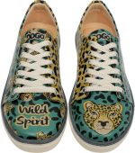⁦DOGO Vegan Leather Sneakers for Women - Handmade and Unique Fashion Sneakers for Women⁩ - الصورة ⁦2⁩