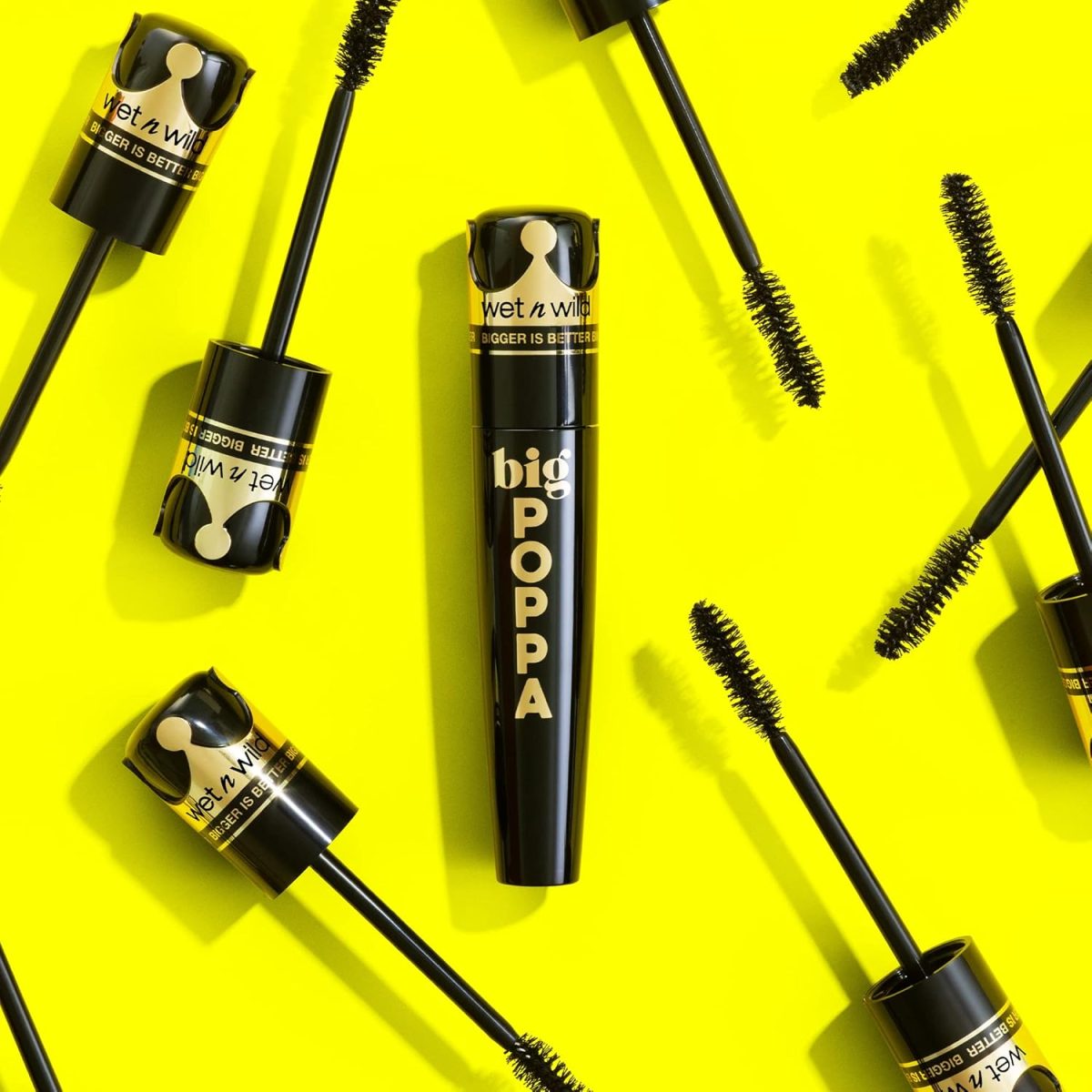 ⁦wet n wild Big Poppa Mascara- Volumizing, Lifting, Lengthening, Nourishing, Paraben Free, Cruelty-Free & Vegan - Blackest Black⁩ - الصورة ⁦11⁩