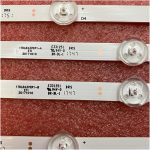 ⁦TILLOJJ LED backlight strip for ED4302FHD For Bu/s.h DLED43287FHDCNTDFVP For TELE.FUN/KEN T43FX280DLB For VE.S/TEL 430DRT-VNB-A/B VES430DNDL2DN12 (Color : Kit 4pcs For 1 TV)⁩ - الصورة ⁦5⁩