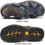 ⁦FLARUT Men's Sport Sandals Outdoor Hiking Sandals Closed Toe Athletic Lightweight Trail Walking Casual Sandals Water Shoes⁩ - الصورة ⁦4⁩