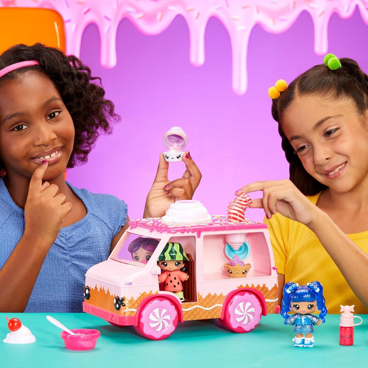 ⁦MGA Entertainment 541073-EUC Yummiland Lip Gloss Truck⁩ - الصورة ⁦10⁩
