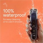 ⁦Braun Body Groomer 5 for Men, BG5340, Manscaping Tool, SkinShield Technology, Sensitive Comb, Lifetime Sharp Metal Blade, Body Groomer for Men, Gray/White⁩ - الصورة ⁦8⁩