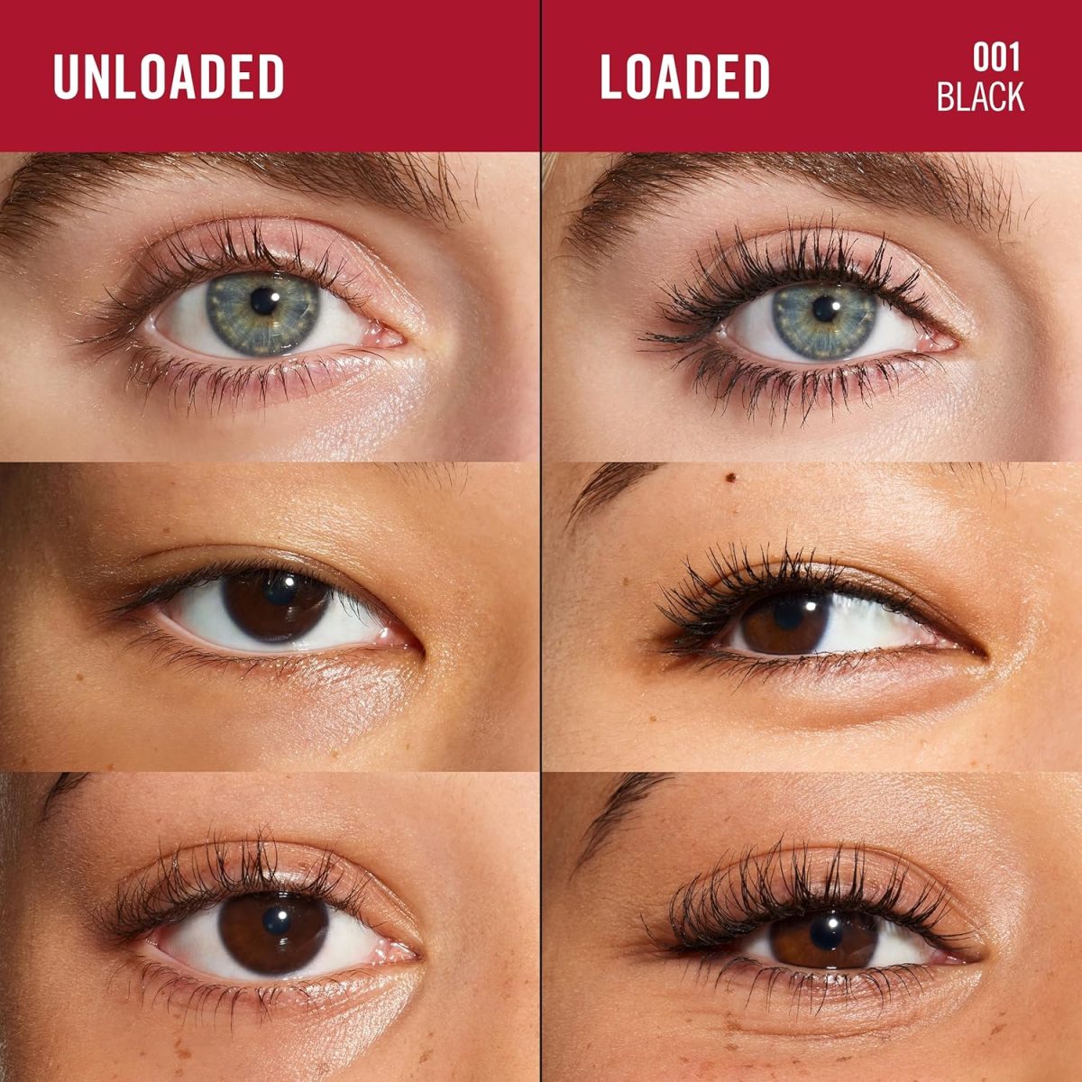 ⁦Rimmel Kind & Free Lash Loader, Black, Mascara, Volumising Mascara, Mascara for Sensitive Eyes, Buildable, Ophthalmologist Tested, Vegan Formula, 9.5ml⁩ - الصورة ⁦7⁩