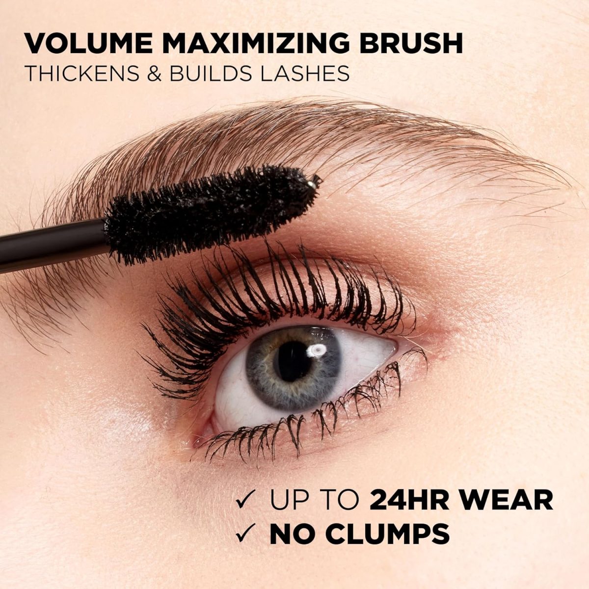 ⁦L’Oréal Paris Makeup Voluminous Original Mascara, Black, 0.28 Fl Oz⁩ - الصورة ⁦5⁩