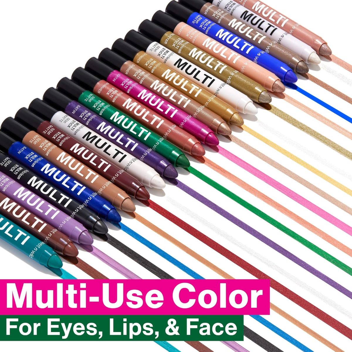 ⁦wet n wild Color Icon Cream Eyeshadow Makeup Multi-Stick Green⁩ - الصورة ⁦2⁩