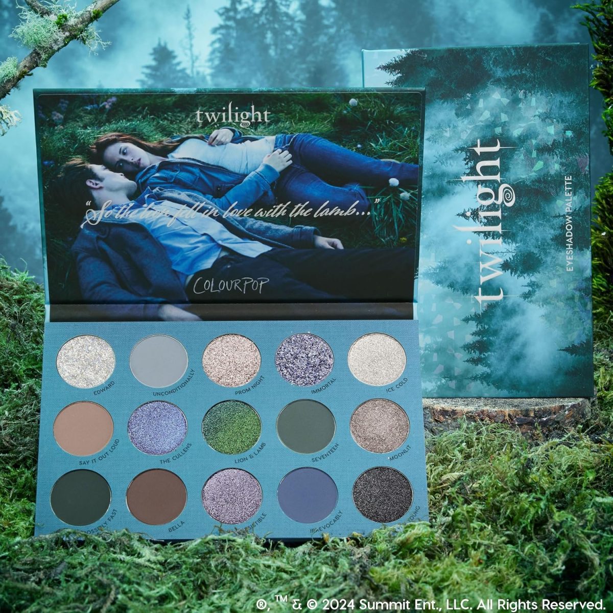 ⁦Colourpop Twilight Eyeshadow Palette - Limited Edition Palette with Metallic & Matte Finishes - High Pigmentation Makeup with Long Lasting Formula (0.3 Oz)⁩ - الصورة ⁦5⁩