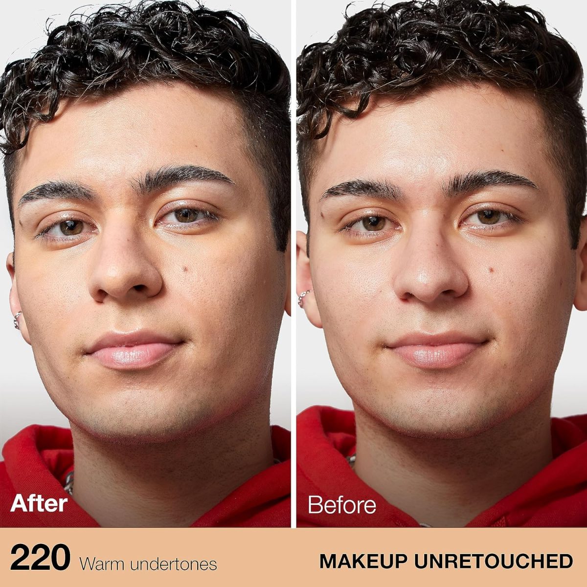 ⁦MAYBELLINE Fit Me! Matte + Poreless Foundation - Natural Beige 220⁩ - الصورة ⁦3⁩