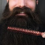 ⁦Priohair Prios® | Hair Dryer Brush, Round Brush, Men's Beard and Round Brush, for Straightening and Blow-Drying, Beard Brush for Men, Hair and Beard Brush for Short to Medium Length Hair (S)⁩ - الصورة ⁦6⁩
