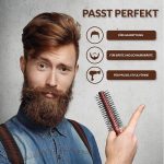 ⁦Priohair Prios® | Hair Dryer Brush, Round Brush, Men's Beard and Round Brush, for Straightening and Blow-Drying, Beard Brush for Men, Hair and Beard Brush for Short to Medium Length Hair (S)⁩ - الصورة ⁦4⁩