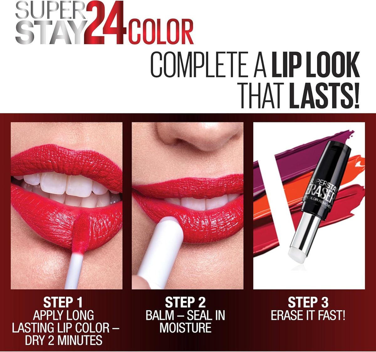 ⁦Maybelline SuperStay 24, 2-Step Liquid Lipstick, Constant Cocoa⁩ - الصورة ⁦9⁩
