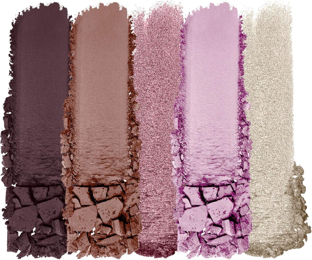 ⁦wet n wild Color Icon Eyeshadow Makeup 5 Pan Palette, Purple Petalette, Matte, Shimmer, Metallic, Long Wearing, Rich Buttery Pigment, Cruelty Free⁩ - الصورة ⁦8⁩