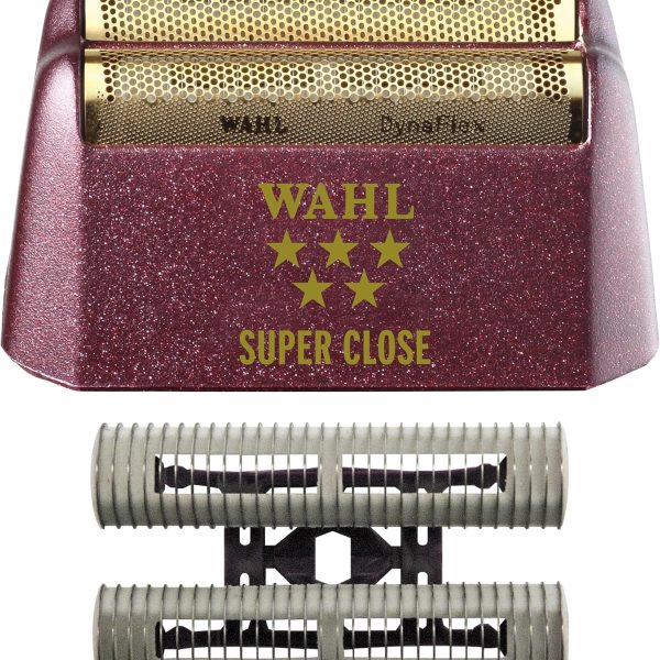 Wahl Professional 5 Star Series Shaver Shaper Replacement Super Close Gold Foil and Cutter Bar Assembly, Hypo-allergenic, Super Close Shaving, for Professional Barbers and Stylists - Model 7031-100