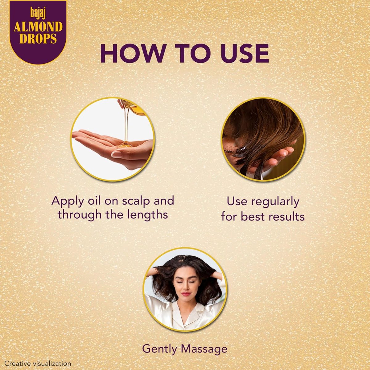 ⁦Bajaj Almond Drops Hair Oil 200 ml⁩ - الصورة ⁦5⁩