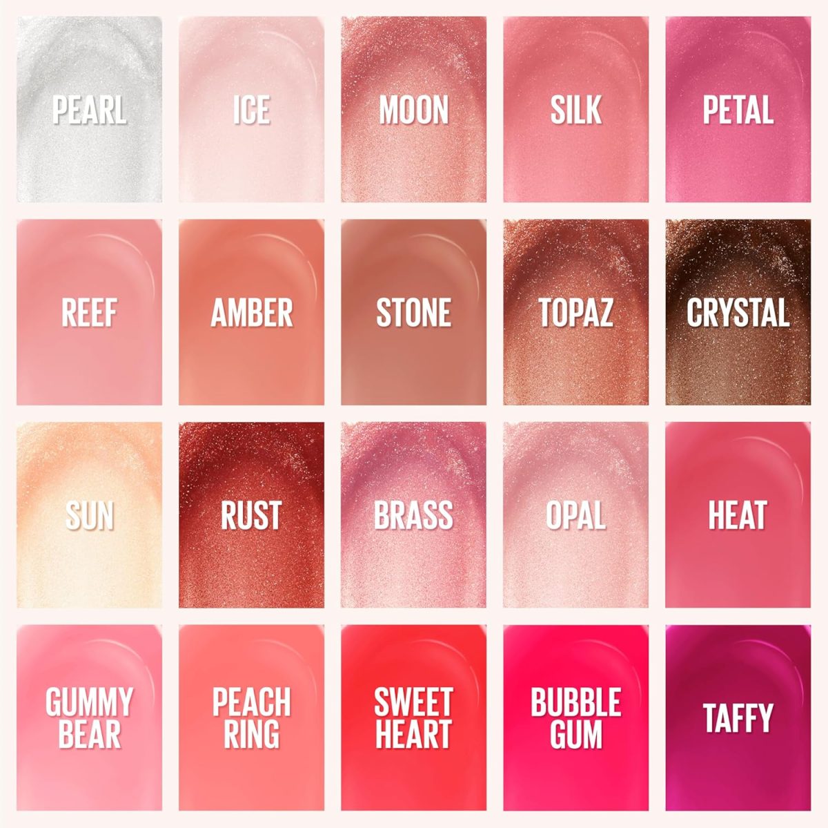 ⁦Maybelline New York Lifter Gloss Hydrating Lip Gloss with Hyaluronic Acid, Gummy Bear, Sheer Light Pink, 1 Count⁩ - الصورة ⁦5⁩