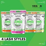 ⁦NYX Professional Makeup Jumbo Lash Vegan False Eyelashes, 03 Wispy Flutter⁩ - الصورة ⁦12⁩