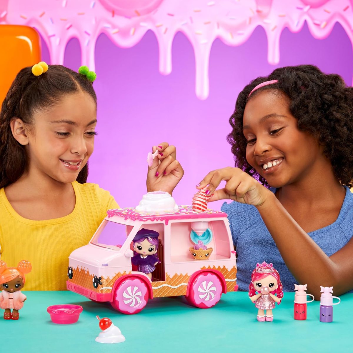 ⁦MGA Entertainment 541073-EUC Yummiland Lip Gloss Truck⁩ - الصورة ⁦6⁩