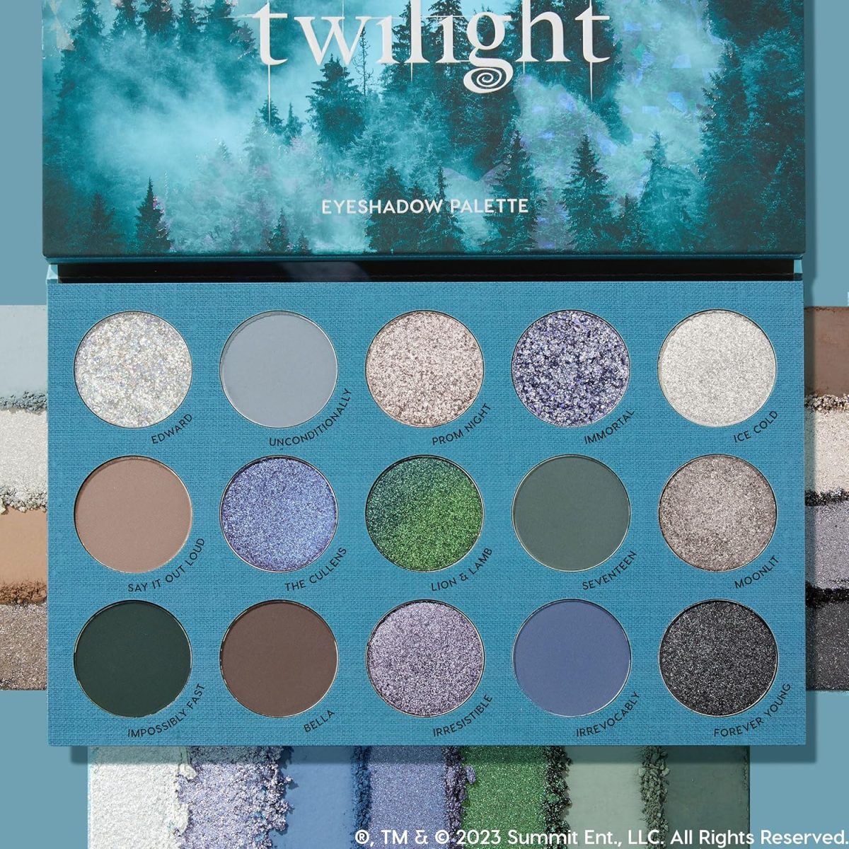 ⁦Colourpop Twilight Eyeshadow Palette - Limited Edition Palette with Metallic & Matte Finishes - High Pigmentation Makeup with Long Lasting Formula (0.3 Oz)⁩ - الصورة ⁦4⁩
