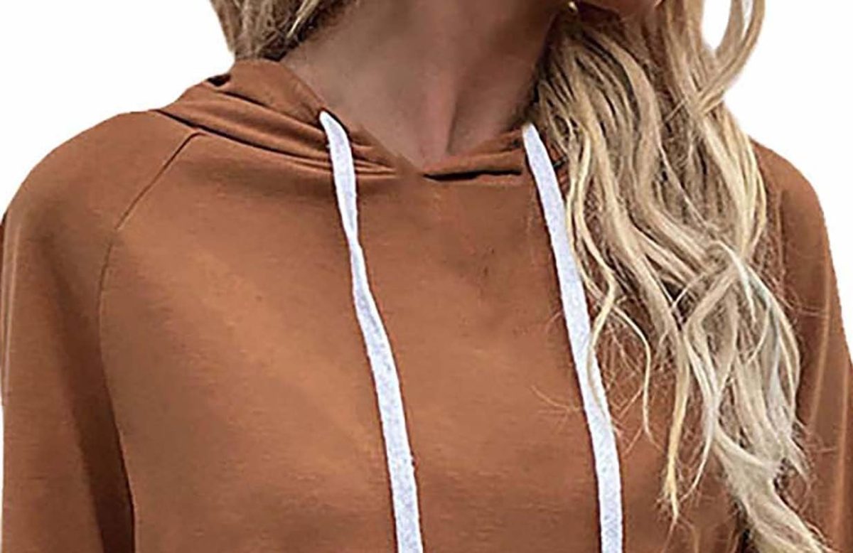⁦AKIF Women's Fashion Hoodie – Comfortable and Stylish Sweatshirt for Fall Essentials(Curry color,S)⁩ - الصورة ⁦2⁩