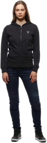 ⁦Dainese Women's Speed Demon Hoodie Wmn Sweatshirt with Hood and Front Zip Made of Cotton⁩ - الصورة ⁦2⁩