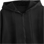 ⁦GORGLITTER Women's Drop Shoulder Drawstring Zip Up Hoodie Long Sleeve Casual Sweatshirt⁩ - الصورة ⁦2⁩
