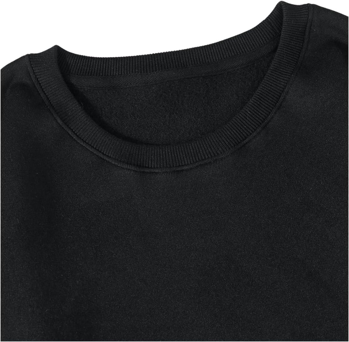 ⁦GORGLITTER Women's Graphic Figure Print Crewneck Sweatshirt Long Sleeve Streetwear Tops Black L⁩ - الصورة ⁦2⁩
