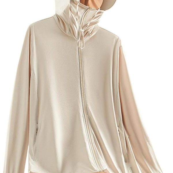 NALACAL Women's Lightweight UV Protection Hoodie Jacket Long Sleeve UPF 50+ Sun Shield with Thumb Holes for Running