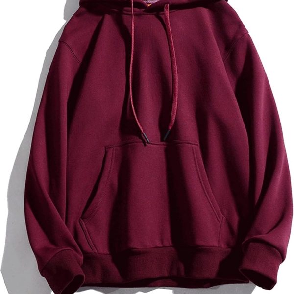 SvYii Spring and AutumnMen's Sweatshirt Printing Velvet Thickening Hoodie Oversized Top (Color : B, Size : L Code)