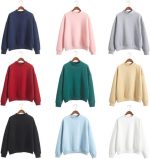 ⁦TOUBE Sweatshirt Women Woman Sweatshirts Knitted Pullovers Thick Spring Autumn Candy Color Loose Hoodies Solid Womens Clothing (Color : 7, Size : XXL)⁩ - الصورة ⁦2⁩