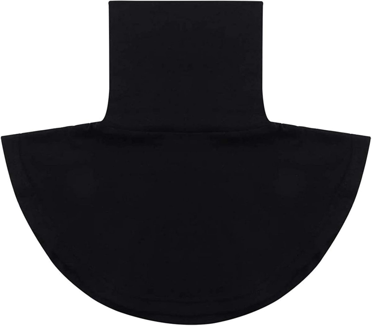 ⁦ZUYPSK Women's Cotton High Half Top Neck Dickey False Fake Turtleneck Neck Wear Outer or in Sweater Hoodie (Black-High Neck)⁩ - الصورة ⁦1⁩