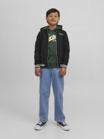 ⁦JACK & JONES boys JJELOGO SWEAT HOOD 2 COL 22/23 NOOS JNR Sweatshirt⁩ - الصورة ⁦4⁩