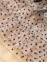 ⁦TAGAS Baby-Girl's Mesh Fit and Flare Standard Length Dress⁩ - الصورة ⁦3⁩