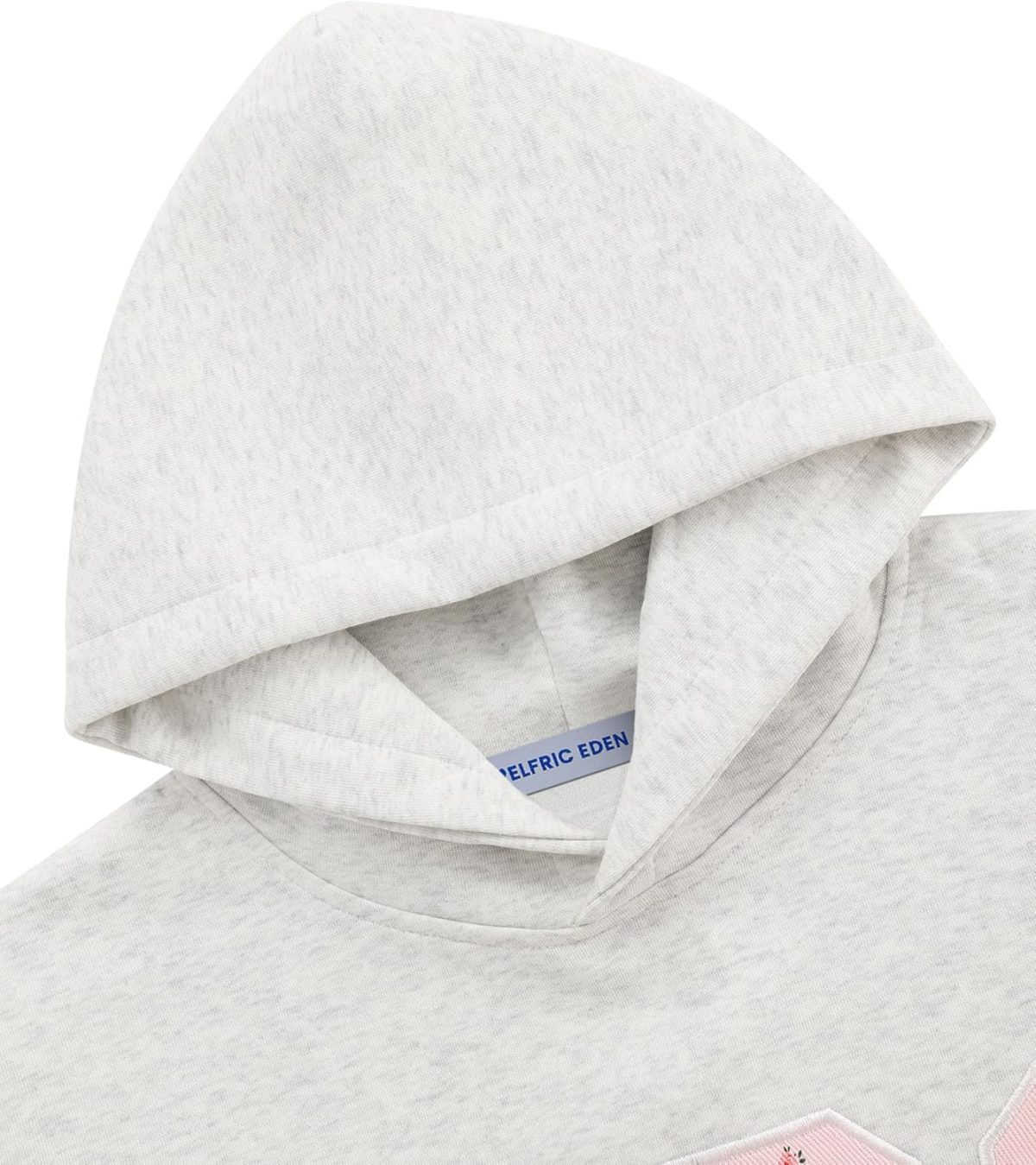 ⁦Aelfric Eden Womens Oversized Graphic Hoodies Y2k Flower Embroidery Number Print Pullover Hooded Sweatshirt Unisex⁩ - الصورة ⁦6⁩