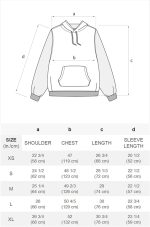 ⁦Aelfric Eden Womens Oversized Graphic Hoodies Y2k Flower Embroidery Number Print Pullover Hooded Sweatshirt Unisex⁩ - الصورة ⁦7⁩