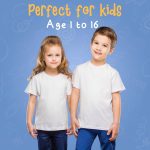 ⁦Yanek Cotton Short Sleeve Versatile Round Neck T-shirt for Boys and Girls - Plain, Perfect Comfortable Tee for School, Play, and Casual Wear⁩ - الصورة ⁦2⁩