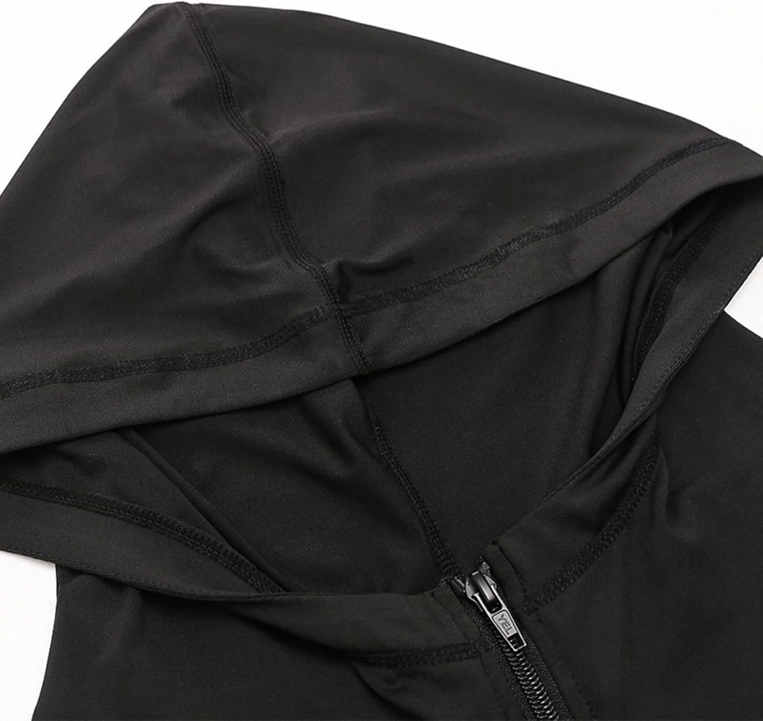 ⁦TOEE Women Sweatshirts Women Sports Running Jackets Gym Hoodies Long Sleeve Yoga Jacket Breathable Yoga Top Women Sport Shirt Outdoor Jogging Jackets (Color : Gray, Size : XX-Large)⁩ - الصورة ⁦6⁩