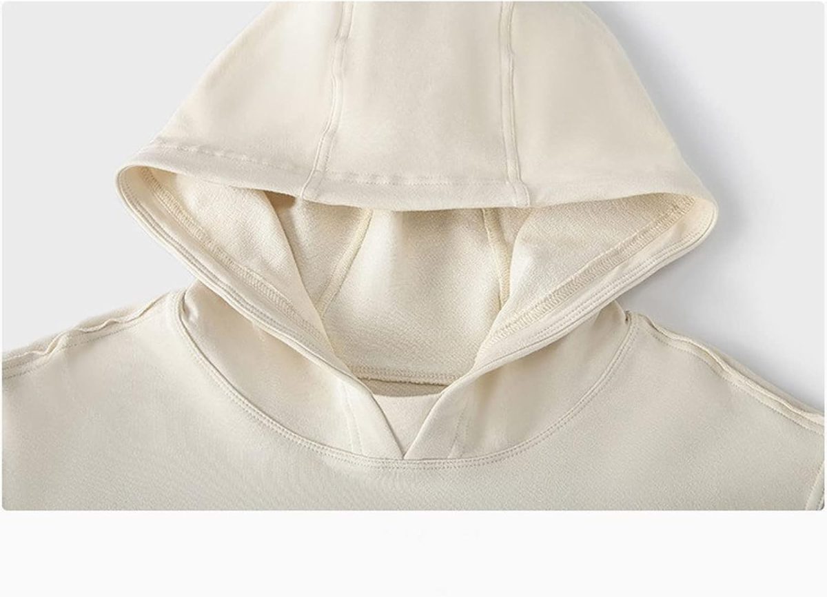 ⁦TOEE Women Sweatshirts Women Clothes Relaxed Fit Running Cotton Soft Sweatshirts Fitness Sports Yoga Pullover Top Yours Cropped Hoodie (Color : Black, Size : Small)⁩ - الصورة ⁦6⁩