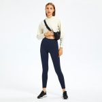 ⁦TOEE Women Sweatshirts Women Clothes Relaxed Fit Running Cotton Soft Sweatshirts Fitness Sports Yoga Pullover Top Yours Cropped Hoodie (Color : Black, Size : Small)⁩ - الصورة ⁦9⁩