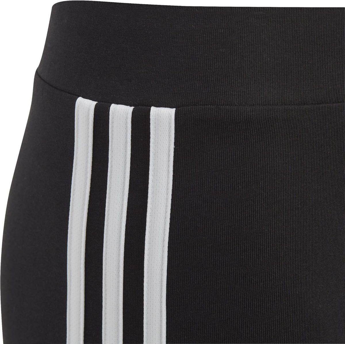 ⁦adidas Girls Essentials 3-Stripes Cotton Leggings Tights⁩ - الصورة ⁦3⁩
