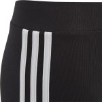 ⁦adidas Girls Essentials 3-Stripes Cotton Leggings Tights⁩ - الصورة ⁦3⁩