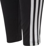 ⁦adidas Girls Essentials 3-Stripes Cotton Leggings Tights⁩ - الصورة ⁦5⁩
