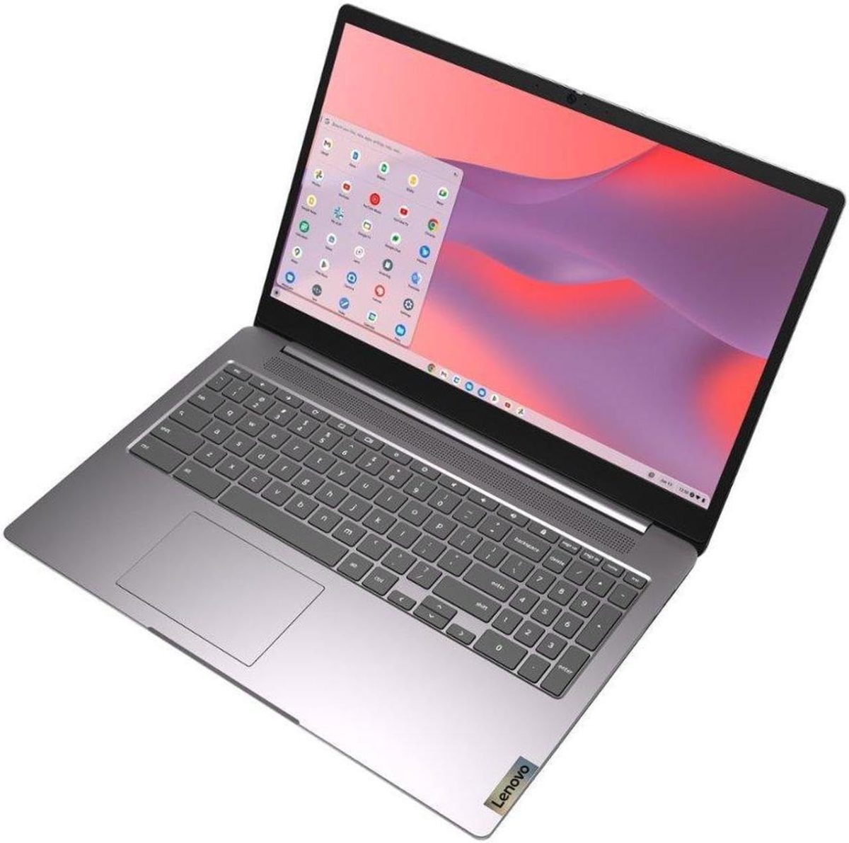 ⁦Lenovo IdeaPad 3i Chromebook 15.6” FHD 1920 x 1080 Display | Intel Celeron N4500 1.1GHz | Intel UHD Graphics | Camera |Grey | 4GB RAM | 64GB SSD | Chrome OS | Bundle with USB 3.0 Hub⁩ - الصورة ⁦3⁩