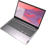 ⁦Lenovo IdeaPad 3i Chromebook 15.6” FHD 1920 x 1080 Display | Intel Celeron N4500 1.1GHz | Intel UHD Graphics | Camera |Grey | 4GB RAM | 64GB SSD | Chrome OS | Bundle with USB 3.0 Hub⁩ - الصورة ⁦3⁩