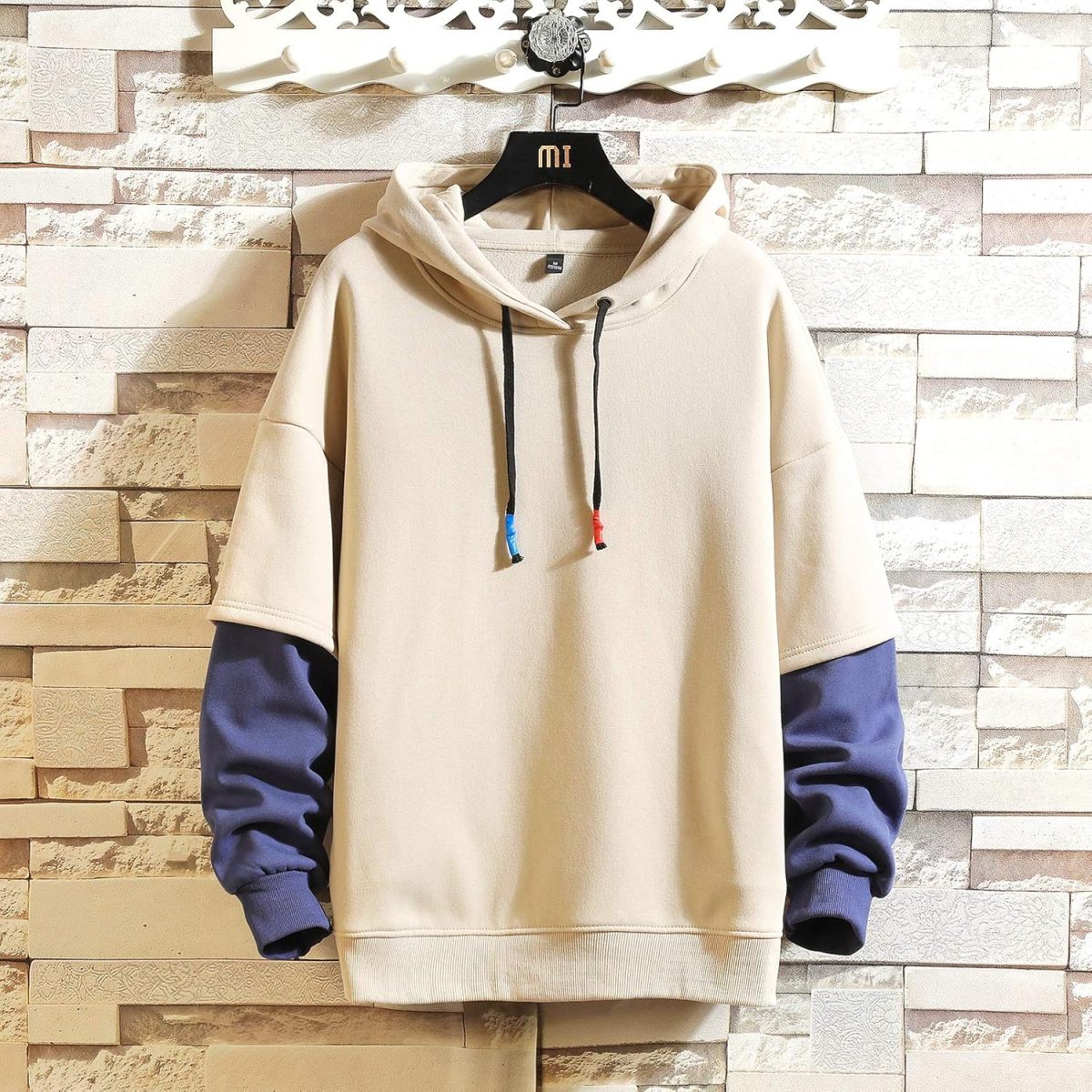 ⁦GURUNVANI unisex-adult Wa7601 Hooded Sweatshirt⁩ - الصورة ⁦2⁩