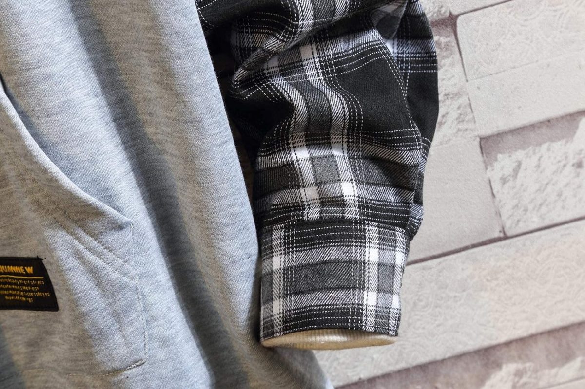 ⁦Patchwork Hoodies Men Letter Print Streetwear Hoodie Men Sweatshirt⁩ - الصورة ⁦4⁩