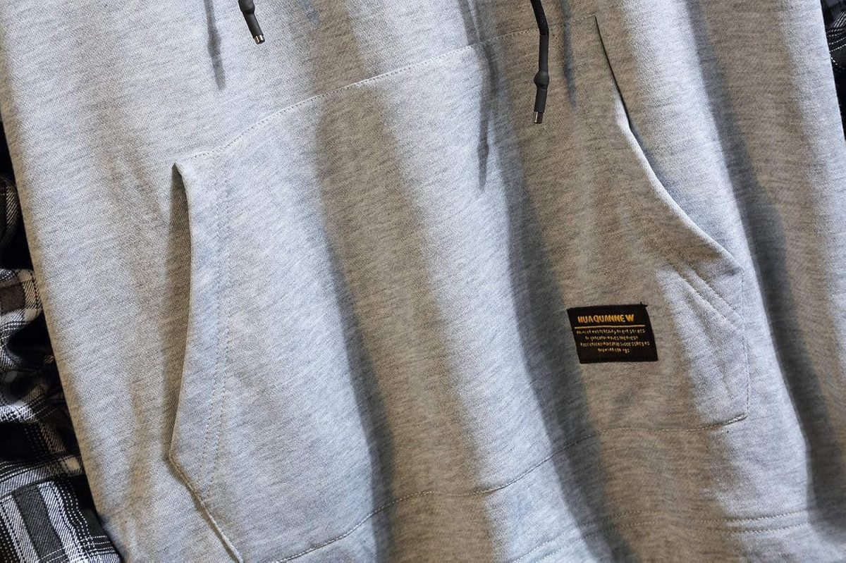 ⁦Patchwork Hoodies Men Letter Print Streetwear Hoodie Men Sweatshirt⁩ - الصورة ⁦5⁩