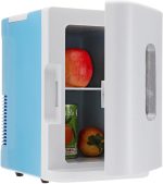 ⁦EIOZIEEY Beverage refrigerator Fridge Cold 10L Dormitory Small Refrigerators Mini Refrigerator Home Dual-use Freezer Cooler⁩ - الصورة ⁦3⁩