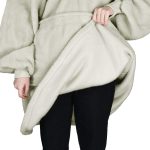 ⁦Catalonia Oversized Blanket Hoodie Sweatshirt, Fleece Pullover with Large Front Pocket, for Adults Men Women⁩ - الصورة ⁦6⁩